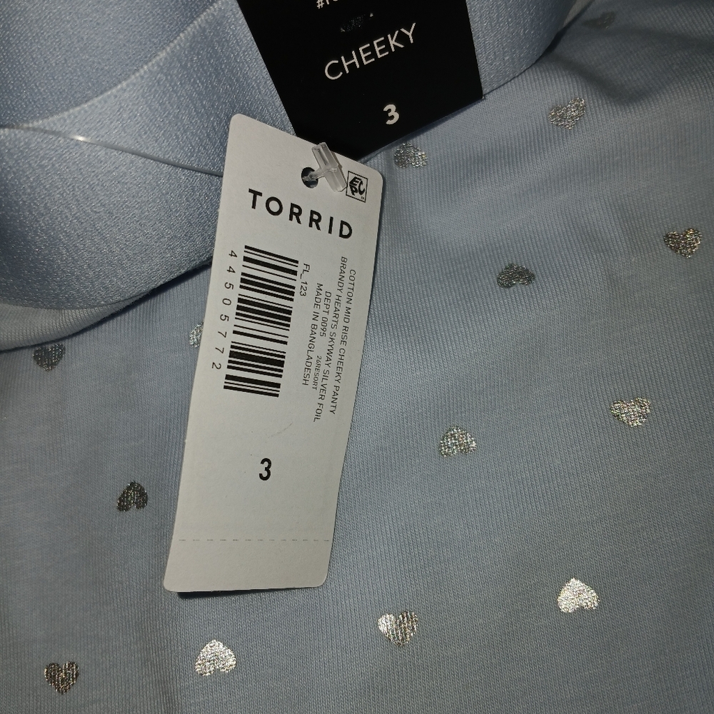 Torrid Cotton Mid-rise Cheeky Panty Lot - Picture 3 of 5